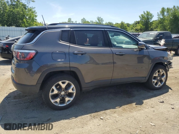 2018 Jeep Compass Limited z VIN 3C4NJDCB9JT143430, wystawiony jako Copart lot #60709655 z przebiegiem 87 539 mil mil oraz Szkoda całkowita • Salvage title. Historia ofert i sprzedaży dostępna na DreamBid. Obrazek 3.