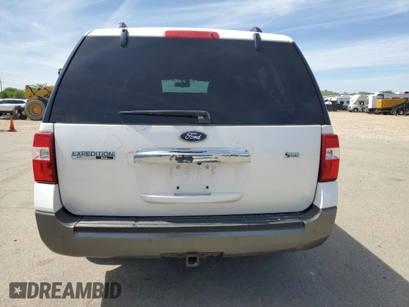 2011 Ford Expedition Max XLT with VIN 1FMJK1J57BEF18381, listed as a Copart auction lot 57161685 with 117,950 mi miles and Salvage title. Bid and sale history available at DreamBid. Image 6.
