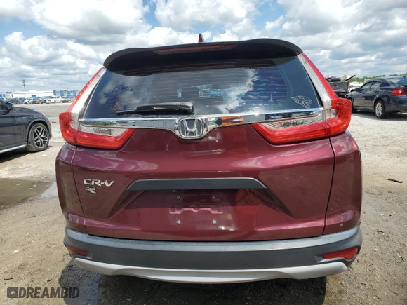 2017 Honda CR-V LX with VIN 5J6RW5H31HL002216, listed as a Copart auction lot 52871675 with 138,846 mi miles and Salvage Title. Bid and sale history available at carsss.com. Image 6.