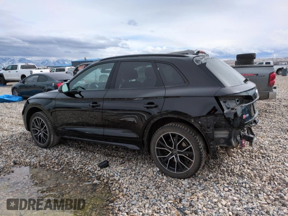 2021 Audi SQ5 Prestige z VIN WA1C4AFY4M2029302, wystawiony jako Copart lot #49457745 z przebiegiem 33 949 mil mil oraz Szkoda całkowita • Salvage title. Historia ofert i sprzedaży dostępna na DreamBid. Obrazek 2.