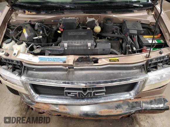 1999 GMC Safari z VIN 1GKEL19W6XB515307, wystawiony jako Copart lot #41521765 z przebiegiem 22 548 mil mil oraz Szkoda całkowita • Salvage title. Historia ofert i sprzedaży dostępna na DreamBid. Obrazek 12.