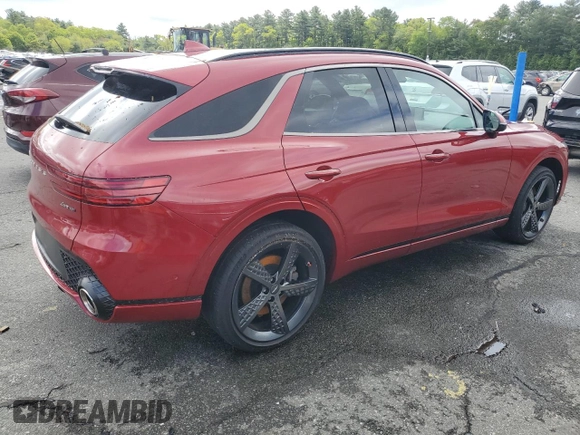 2022 Genesis GV70 Sport with VIN KMUMCDTC4NU036292, listed as a Copart auction lot 57902765 with 46,019 mi miles and Salvage title. Bid and sale history available at DreamBid. Image 3.