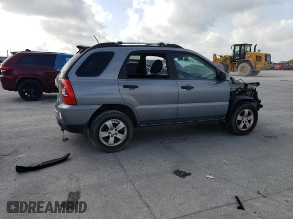 2009 Kia Sportage LX with VIN KNDJF724897564026, listed as a Copart auction lot 55241195 with 108,966 mi miles and Clean Title. Bid and sale history available at carsss.com. Image 3.