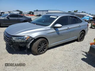 2019 Volkswagen Jetta S with VIN 3VWN57BU2KM245945, listed as a Copart auction lot 63874175 with 104,191 mi miles and Salvage title. Bid and sale history available at DreamBid. Image 1.