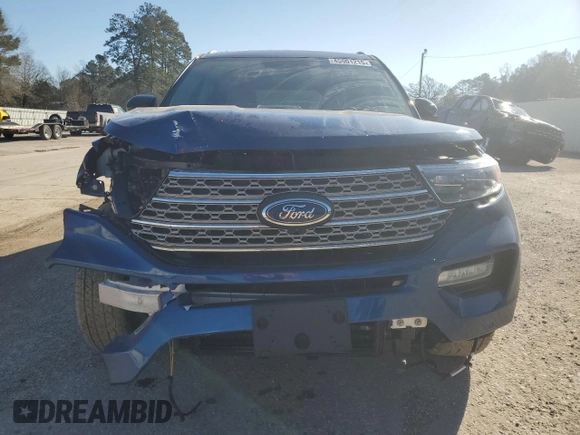 2023 Ford Explorer Limited with VIN 1FMSK8FH5PGA57662, listed as a Copart auction lot 45501215 with 58,271 mi miles and Salvage Title. Bid and sale history available at carsss.com. Image 5.
