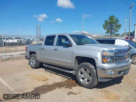 2015 Chevrolet Silverado 1500 LTZ with VIN 3GCUKSEC6FG510061, listed as a IAAI auction lot 40384385 with 156,882 mi miles. Bid and sale history available at carsss.com. Image 1.