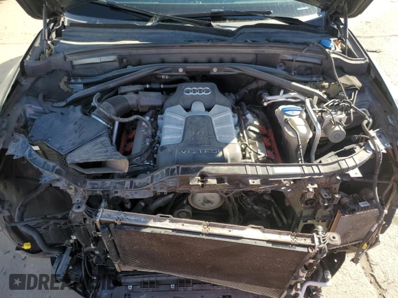 2016 Audi SQ5 Premium Plus with VIN WA1CCAFP1GA038009, listed as a Copart auction lot 56943495 with 98,072 mi miles and Salvage title. Bid and sale history available at DreamBid. Image 12.