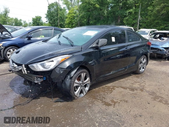 2014 Hyundai Elantra z VIN KMHDH6AH1EU024689, wystawiony jako IAAI lot #41721156 z przebiegiem Nie podano mil oraz . Historia ofert i sprzedaży dostępna na DreamBid. Obrazek 2.