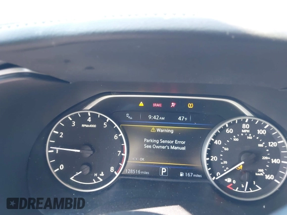 2016 Nissan Maxima SL with VIN 1N4AA6AP3GC408894, listed as a IAAI auction lot 42051320 with 128,516 mi miles and . Bid and sale history available at DreamBid. Image 7.