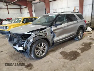 2020 Ford Explorer XLT z VIN 1FMSK8DH1LGD15110, wystawiony jako Copart lot #53126895 z przebiegiem 61 539 mil mil oraz Szkoda całkowita • Salvage title. Historia ofert i sprzedaży dostępna na DreamBid. Obrazek 1.