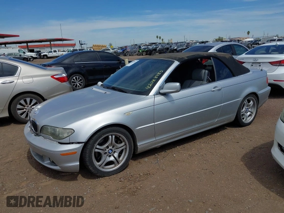 2004 BMW 3 Series 330Ci with VIN WBABW53434PL47559, listed as a IAAI auction lot 42088985 with 139,646 mi miles. Bid and sale history available at carsss.com. Image 2.