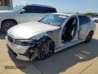 2019 BMW 3 Series 330i with VIN WBA5R1C55KAK12685, listed as a Copart auction lot 58928255 with 84,673 mi miles and Salvage title. Bid and sale history available at DreamBid. Image 1.