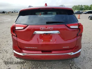 2023 GMC Terrain Denali with VIN 3GKALXEGXPL250390, listed as a Copart auction lot 56064525 with 24,512 mi miles and Salvage title. Bid and sale history available at DreamBid. Image 6.
