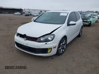 2013 Volkswagen Golf GTI with VIN WVWFD7AJ3DW126502, listed as a IAAI auction lot 42396374 with 113,134 mi miles and . Bid and sale history available at DreamBid. Image 2.