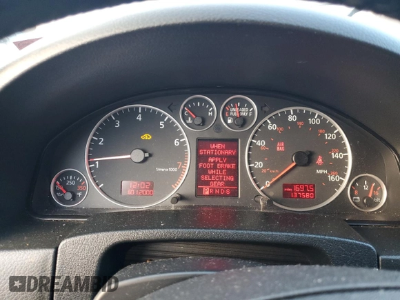 2005 Audi allroad A6 V8 with VIN WA1YD64B85N000760, listed as a Copart auction lot 85622844 with 137,580 mi miles and Salvage Title. Bid and sale history available at DreamBid. Image 9.