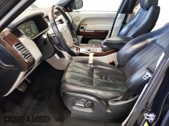 2014 Land Rover Range Rover Supercharged with VIN SALGS3TF5EA185652, listed as a Copart auction lot 47653475 with 129,582 mi miles and Clean title. Bid and sale history available at DreamBid. Image 7.