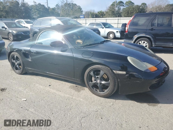 2001 Porsche Boxster z VIN WP0CA29881U625688, wystawiony jako Copart lot #43983695 z przebiegiem Nie podano mil oraz Szkoda całkowita • Salvage title. Historia ofert i sprzedaży dostępna na DreamBid. Obrazek 4.