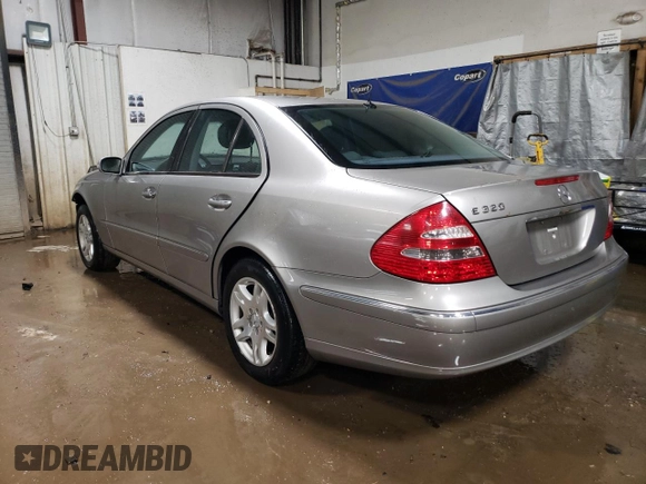 2005 Mercedes-Benz E 320 with VIN WDBUF65J45A618524, listed as a Copart auction lot 52230455 with 74,980 mi miles and Salvage Title. Bid and sale history available at DreamBid. Image 2.