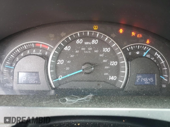 2015 Toyota Camry XLE with VIN 4T1BF1FK4FU874693, listed as a Copart auction lot 53556665 with 214,645 mi miles and Salvage Title. Bid and sale history available at carsss.com. Image 9.