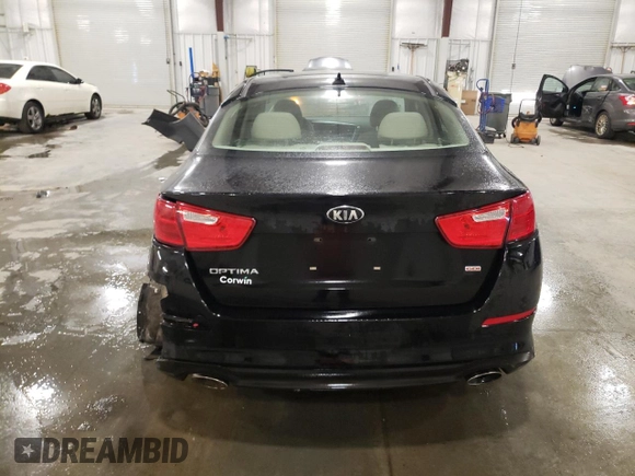 2015 Kia Optima LX with VIN 5XXGM4A7XFG483056, listed as a Copart auction lot 51503795 with 92,355 mi miles and Salvage Title. Bid and sale history available at carsss.com. Image 6.