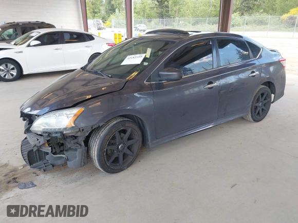 2013 Nissan Sentra SR with VIN 3N1AB7AP0DL777387, listed as a IAAI auction lot 42183359 with 206,726 mi miles and . Bid and sale history available at DreamBid. Image 17.