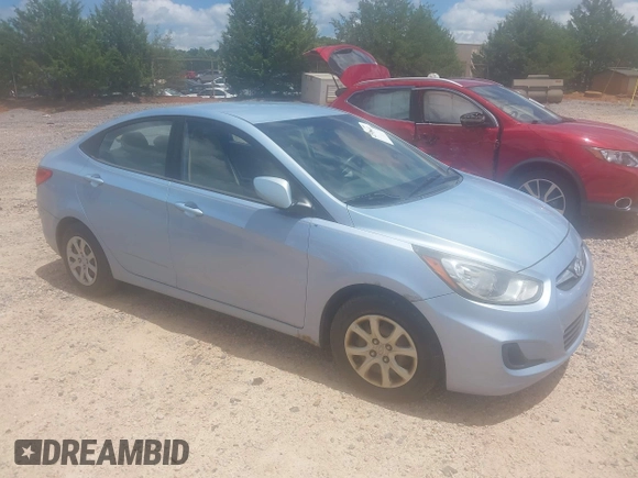 2013 Hyundai Accent GLS with VIN KMHCT4AE9DU285992, listed as a IAAI auction lot 42508614 with 268,347 mi miles and . Bid and sale history available at DreamBid. Image 1.