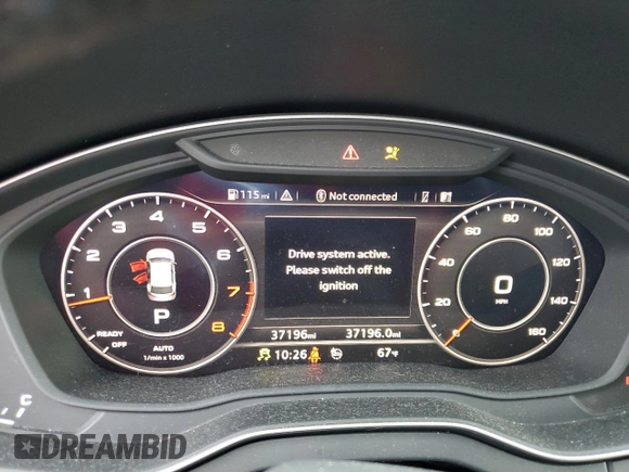 2018 Audi Q5 Prestige with VIN WA1CNAFYXJ2087049, listed as a Copart auction lot 68697904 with 37,196 mi miles and Salvage Title. Bid and sale history available at carsss.com. Image 9.