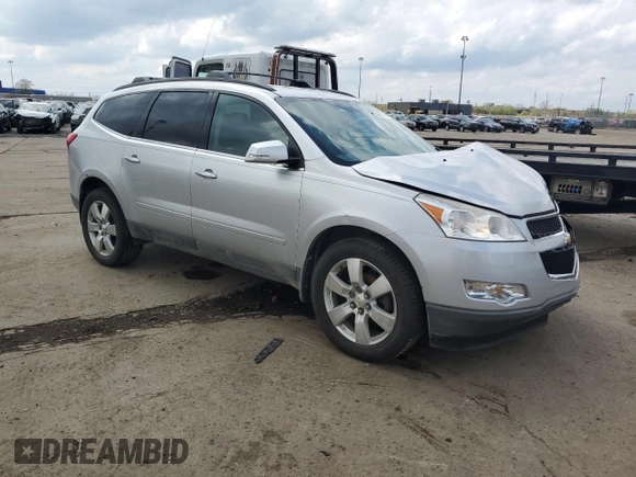 2012 Chevrolet Traverse 1LT with VIN 1GNKRGED6CJ190119, listed as a Copart auction lot 55493155 with 202,674 mi miles and Clean Title. Bid and sale history available at DreamBid. Image 4.