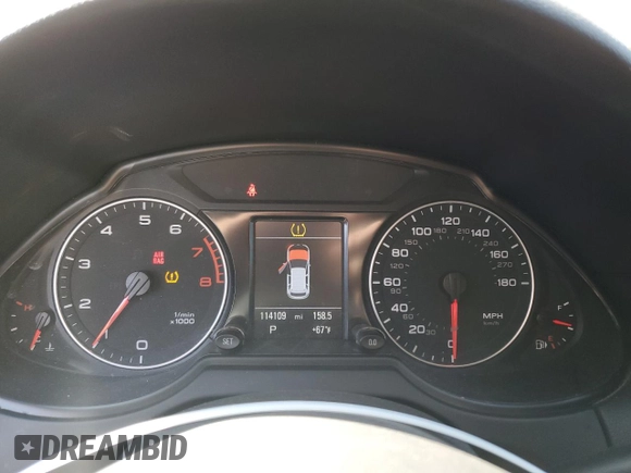 2011 Audi Q5 Premium Plus with VIN WA1DKAFP2BA042716, listed as a Copart auction lot 53206115 with 114,109 mi miles and Salvage title. Bid and sale history available at DreamBid. Image 9.