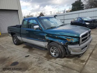 1996 Dodge Ram 1500 with VIN 3B7HC13YXTG197440, listed as a Copart auction lot 46131835 with 224,246 mi miles and Salvage Title. Bid and sale history available at carsss.com. Image 4.