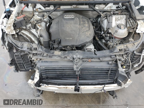 2020 Audi Q5 Premium Plus with VIN WA1BNAFYXL2013483, listed as a Copart auction lot 44373235 with 132,992 mi miles and Salvage Title. Bid and sale history available at carsss.com. Image 12.