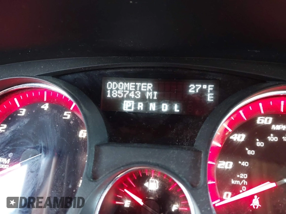 2012 GMC Acadia SLT1 with VIN 1GKKRRED0CJ145296, listed as a IAAI auction lot 41467317 with 185,743 mi miles. Bid and sale history available at carsss.com. Image 12.