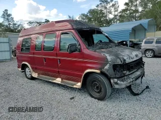 1999 Ford Econoline Cargo with VIN 1FDRE14W5XHB72755, listed as a Copart auction lot 78891634 with 136,376 mi miles and Salvage Title. Bid and sale history available at carsss.com. Image 12.