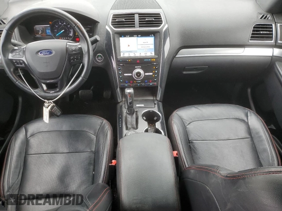 2019 Ford Explorer Sport with VIN 1FM5K8GT5KGA35458, listed as a Copart auction lot 60792775 with 58,540 mi miles and Salvage title. Bid and sale history available at DreamBid. Image 8.