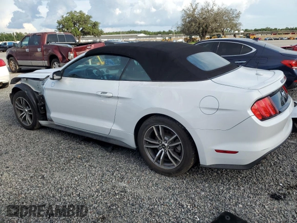 2016 Ford Mustang EcoBoost Premium z VIN 1FATP8UH0G5291125, wystawiony jako Copart lot #60404845 z przebiegiem 88 070 mil mil oraz Szkoda całkowita • Salvage title. Historia ofert i sprzedaży dostępna na DreamBid. Obrazek 2.