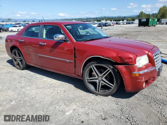 2008 Chrysler 300 C Hemi with VIN 2C3KA63H48H218609, listed as a Copart auction lot 69054664 with 184,118 mi miles and Salvage Title. Bid and sale history available at carsss.com. Image 4.