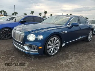 2020 Bentley Flying Spur W12 with VIN SCBBB6ZG6LC083302, listed as a Copart auction lot 76383814 with 7,034 mi miles and Salvage Title. Bid and sale history available at DreamBid. Image 1.