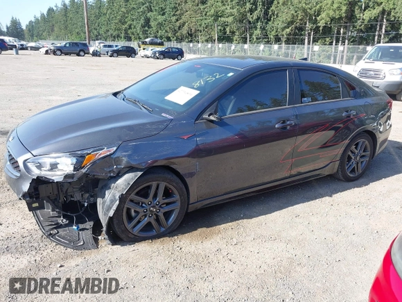 2021 Kia Forte GT-Line with VIN 3KPF34AD2ME418132, listed as a IAAI auction lot 42736894 with 58,901 mi miles and . Bid and sale history available at DreamBid. Image 14.