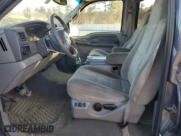 2002 Ford Excursion XLT with VIN 1FMNU41S72EA14478, listed as a Copart auction lot 78355124 with 229,424 mi miles and Salvage Title. Bid and sale history available at DreamBid. Image 7.