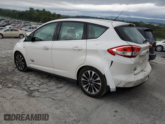 2017 Ford C-Max Energi Titanium with VIN 1FADP5FU0HL107666, listed as a Copart auction lot 68457924 with 103,996 mi miles and Salvage Title. Bid and sale history available at carsss.com. Image 2.