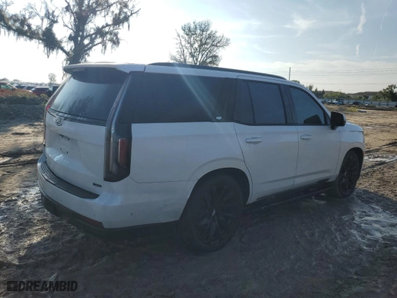 2021 Cadillac Escalade Sport Platinum with VIN 1GYS4GKL4MR171651, listed as a Copart auction lot 73822044 with 56,150 mi miles and Salvage Title. Bid and sale history available at carsss.com. Image 3.