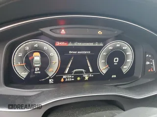2020 Audi A6 Premium Plus with VIN WAUE8AF20LN038006, listed as a Copart auction lot 85310974 with 80,154 mi miles and Salvage Title. Bid and sale history available at carsss.com. Image 9.