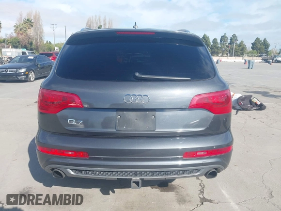 2015 Audi Q7 Premium Plus with VIN WA1LGAFE2FD002426, listed as a IAAI auction lot 42004603 with 84,793 mi miles and . Bid and sale history available at DreamBid. Image 15.