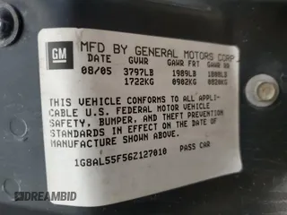 2006 Saturn ION z VIN 1G8AL55F56Z127010, wystawiony jako Copart lot #87758635 z przebiegiem 132 967 mil mil oraz Szkoda całkowita • Salvage title. Historia ofert i sprzedaży dostępna na DreamBid. Obrazek 12.