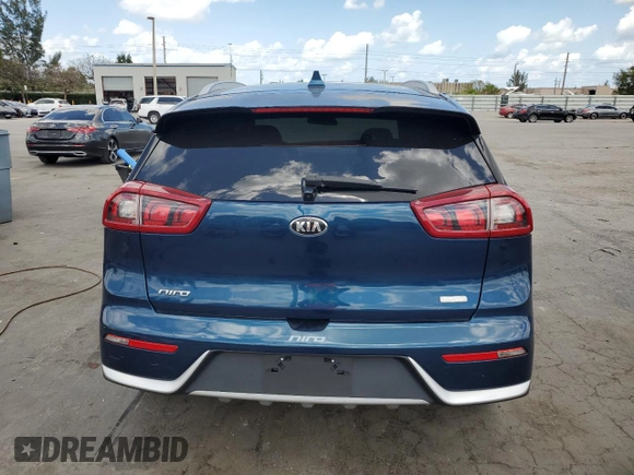 2017 Kia Niro LX with VIN KNDCB3LC2H5082018, listed as a Copart auction lot 53488755 with 122,830 mi miles and Salvage Title. Bid and sale history available at DreamBid. Image 6.