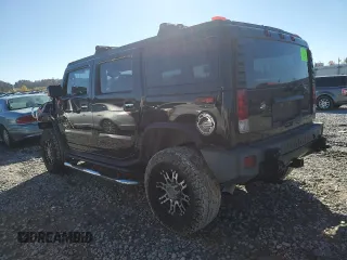 2005 Hummer H2 SUV with VIN 5GRGN23U05H123413, listed as a Copart auction lot 80145634 with 0 mi miles and Salvage Title. Bid and sale history available at carsss.com. Image 2.