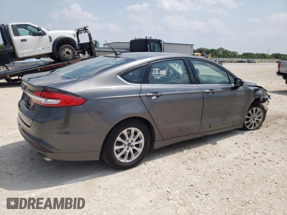 2017 Ford Fusion S with VIN 3FA6P0G73HR397956, listed as a Copart auction lot 54741335 with 41,954 mi miles and Salvage Title. Bid and sale history available at DreamBid. Image 3.