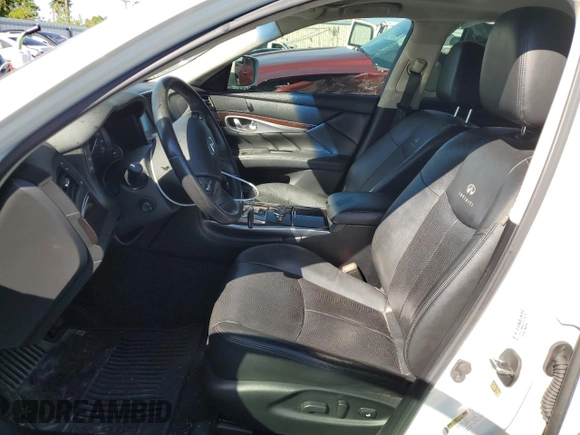 2014 Infiniti M37 with VIN JN1BY1AP3EM260267, listed as a Copart auction lot 47664255 with 61,689 mi miles and Salvage Title. Bid and sale history available at carsss.com. Image 7.