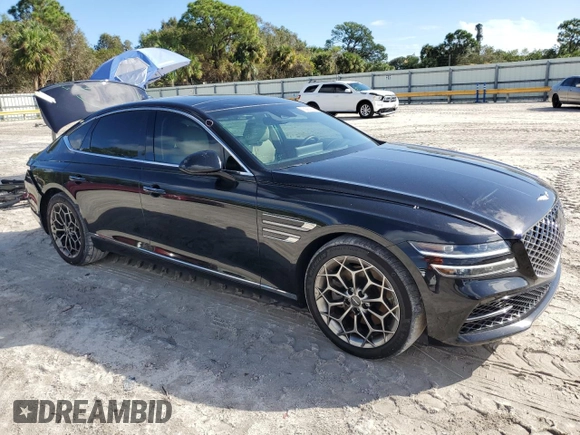 2021 Genesis G80 2.5T z VIN KMTGB4SC5MU046866, wystawiony jako Copart lot #76997434 z przebiegiem 68 111 mil mil oraz Szkoda całkowita • Salvage title. Historia ofert i sprzedaży dostępna na DreamBid. Obrazek 4.