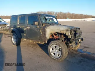 2018 Jeep Wrangler Unlimited Sport S with VIN 1C4BJWDG7JL884387, listed as a IAAI auction lot 41427788 with Not Provided miles and . Bid and sale history available at DreamBid. Image 1.